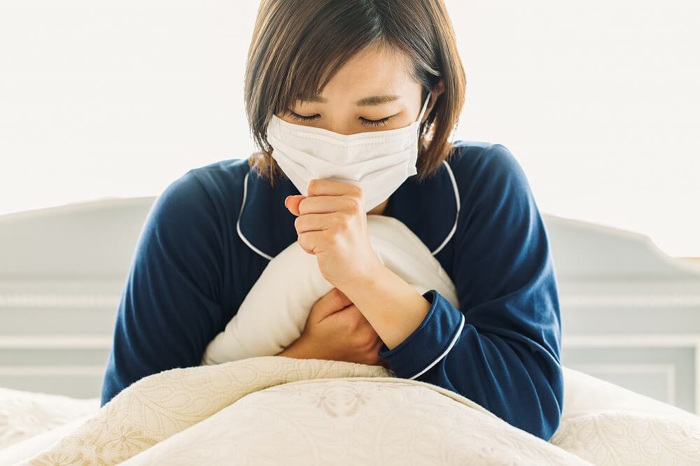 夜寝るときに咳が止まらない！長引く咳を治したい！